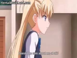 Nešvarus paaiškėjo apie blondinė didelis boobed anime medus part5