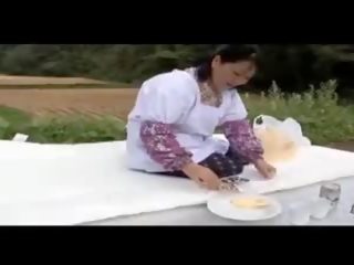 Ander vet aziatisch volwassen boerderij vrouw, gratis xxx video- cc